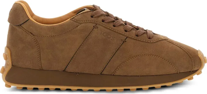 Suede Lace-Up Sneakers