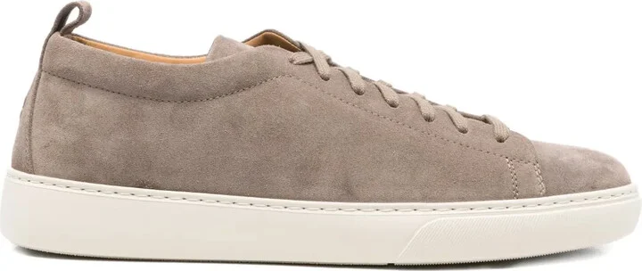 Suede Lace-Up Sneakers