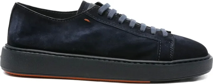 Suede Lace-Up Sneakers