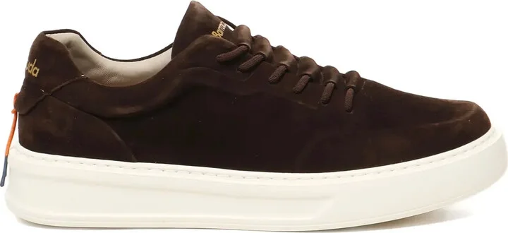 Suede Lace-Up Sneakers