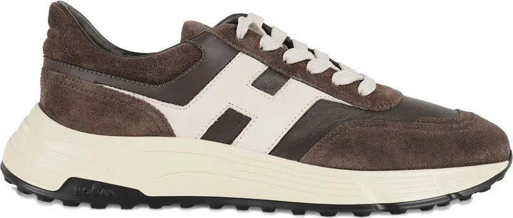 Suede Lace-Up Sneakers
