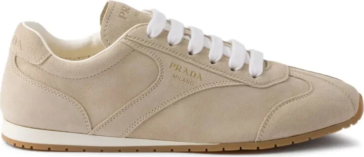 Suede Lace-Up Sneakers