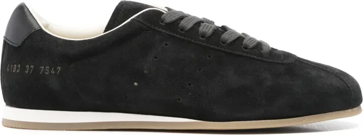 Suede Lace-Up Sneakers