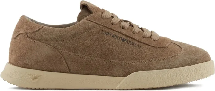 Suede Lace-Up Sneakers