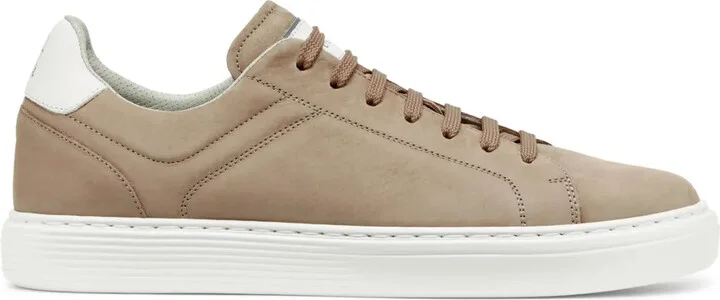 Suede Lace-Up Sneakers