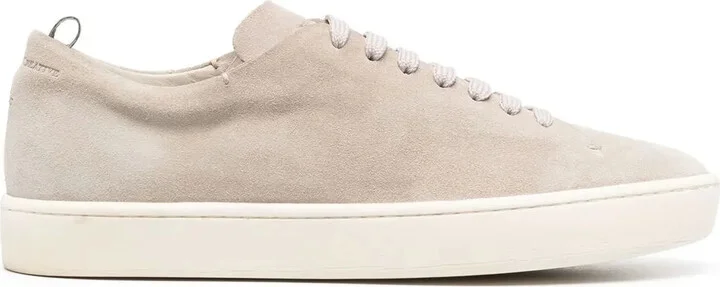 Suede Lace-Up Sneakers