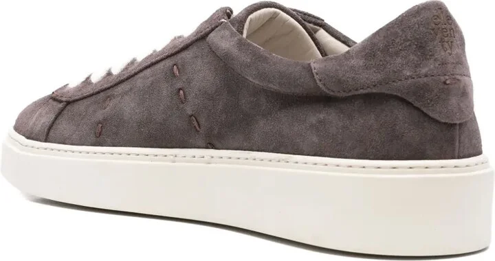 Suede Lace-Up Trainers - Image 3