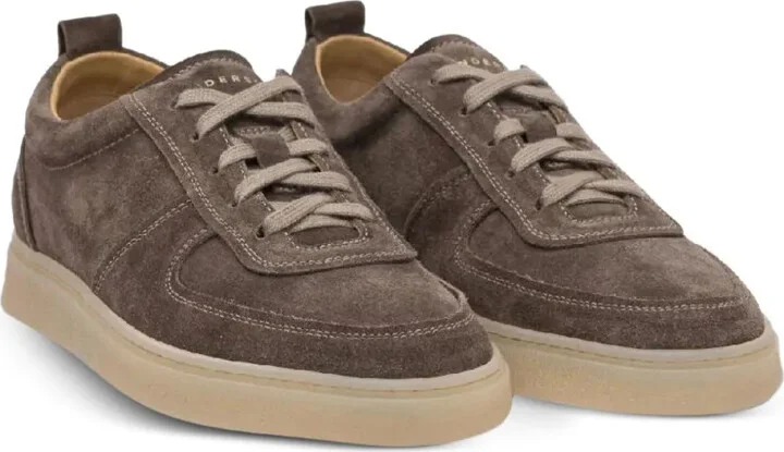 Suede Lace-Up Trainers - Image 2
