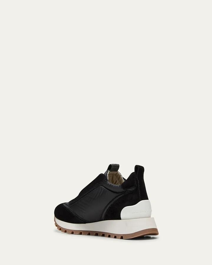 Suede Laceless Runner Sneakers - Image 3