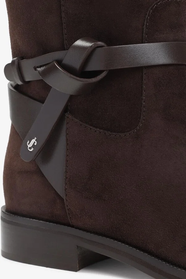Suede Lawton KB Flat Boots - Image 3