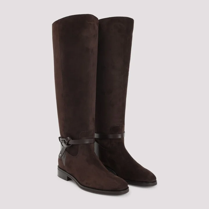 Suede Lawton Kb Flat Boots - Image 5