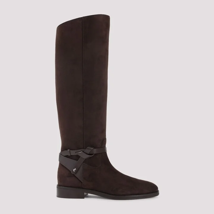 Suede Lawton Kb Flat Boots