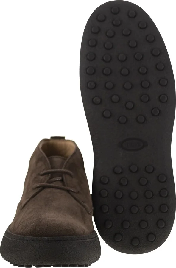 Suede Leather Ankle Boots - Image 5