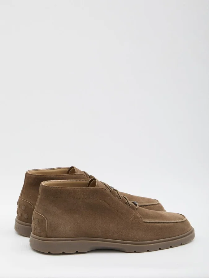 Suede Leather Ankle Boots - Image 3