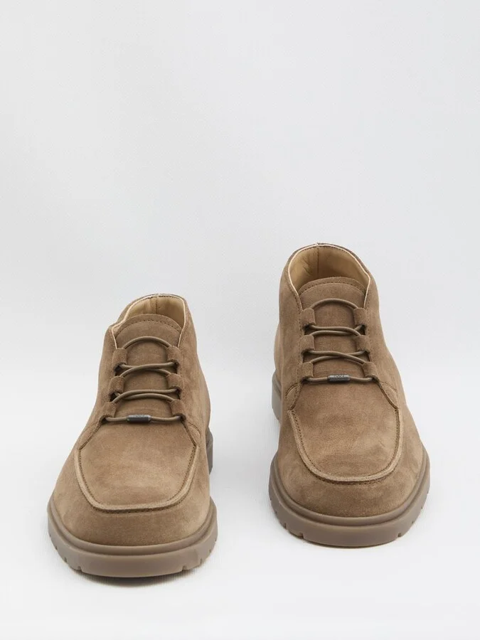 Suede Leather Ankle Boots - Image 5