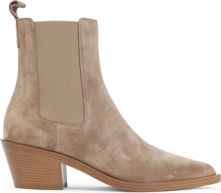 Suede Leather Ankle Boots - Image 2