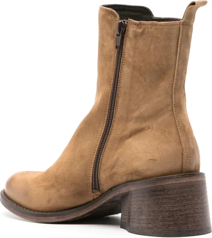 Suede Leather Ankle Boots - Image 3