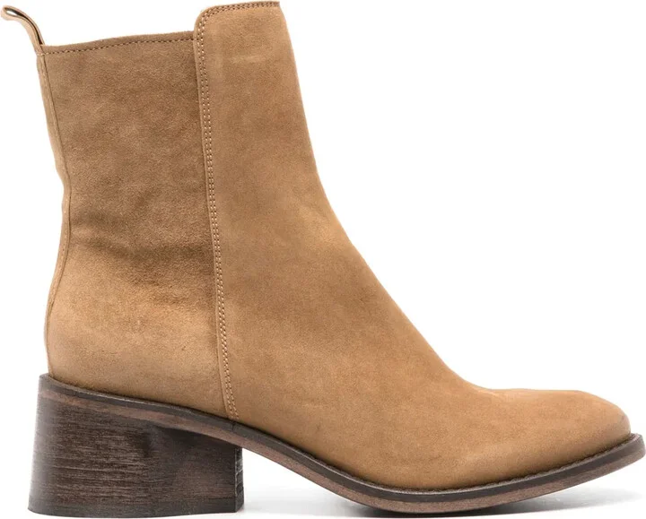Suede Leather Ankle Boots