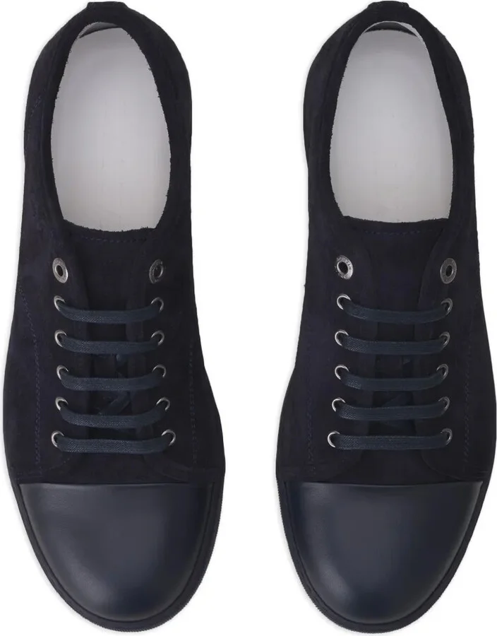 Suede Leather Cap-Toe Sneakers - Image 4