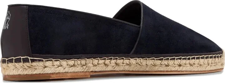 Suede-Leather Espadrille Loafers - Image 4