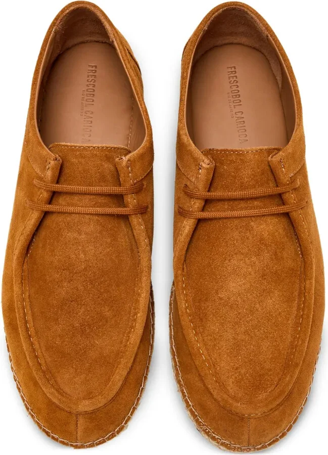Suede Leather Espadrille Loafers - Image 2