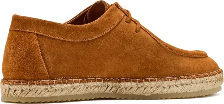 Suede Leather Espadrille Loafers - Image 4