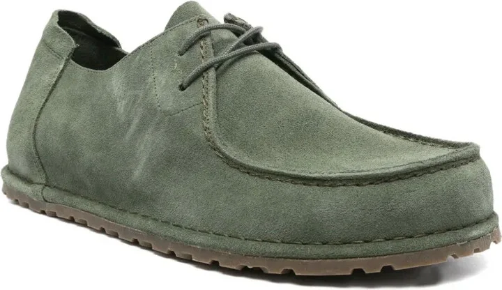 Suede Leather Lace-Up Boat Shoes - Image 2