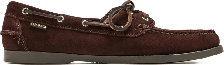 Suede Leather Lace-Up Boat Shoes