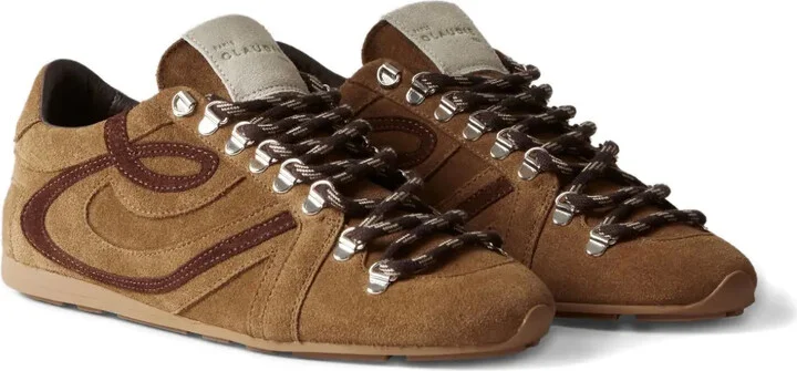 Suede Leather Lace-Up Sneakers - Image 2