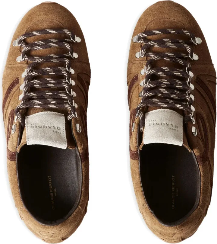 Suede Leather Lace-Up Sneakers - Image 3