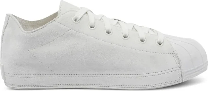 Suede Leather Lace-Up Sneakers