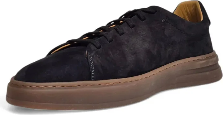 Suede Leather Lace-Up Trainers - Image 2