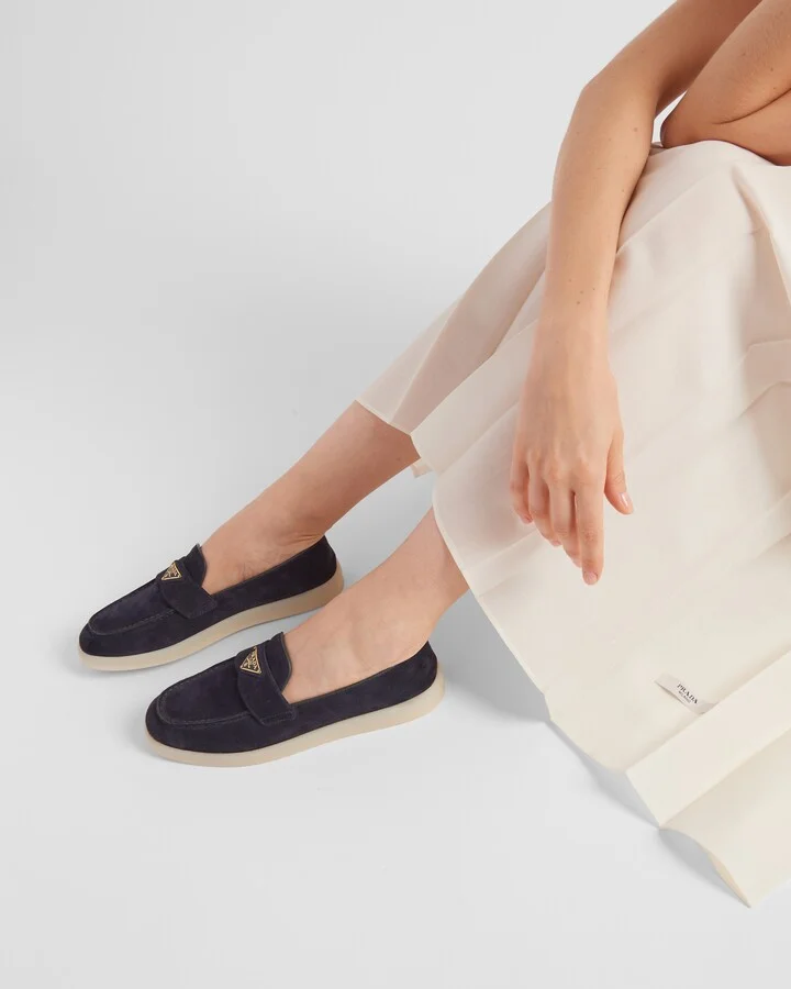 Suede leather loafers - Image 3