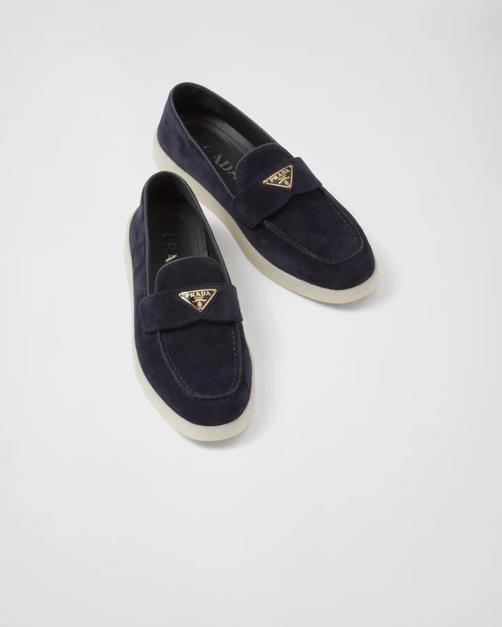 Suede leather loafers - Image 4