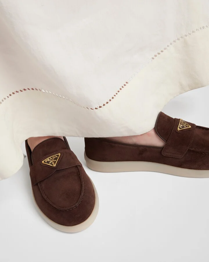 Suede leather loafers - Image 3