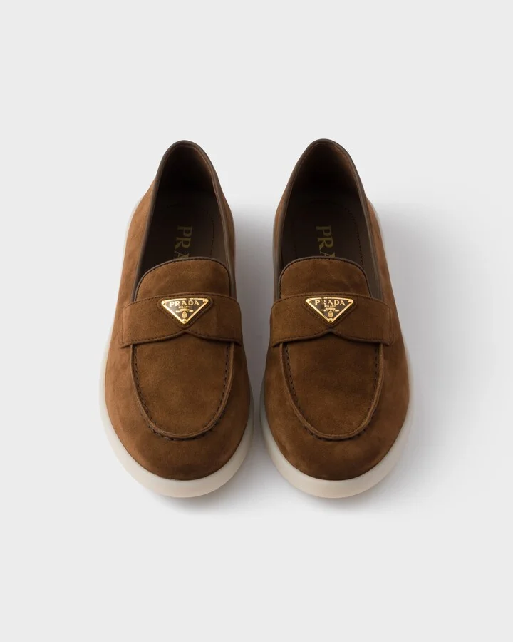 Suede leather loafers - Image 3