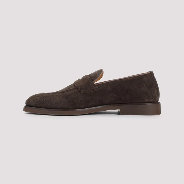 Suede Leather Loafers - Image 4