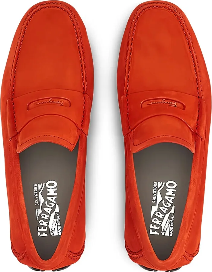 Suede Leather Loafers - Image 4