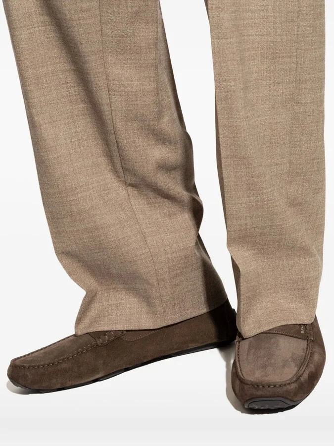 Suede-Leather Loafers - Image 2