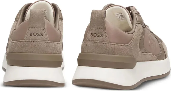 Suede-Leather Logo Sneakers - Image 3