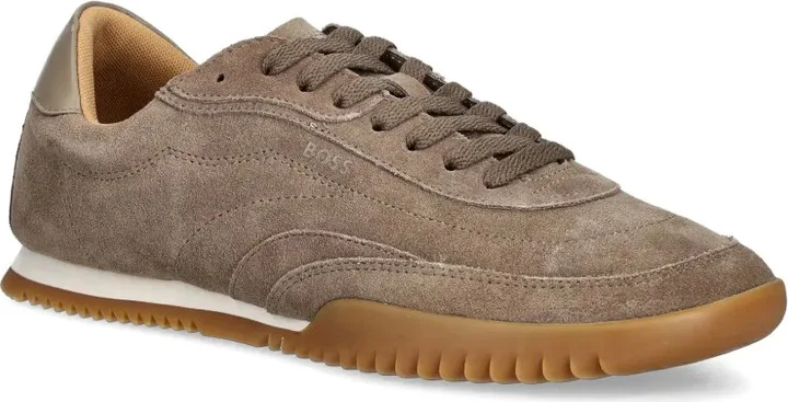 Suede Leather Low-Top Sneakers - Image 2