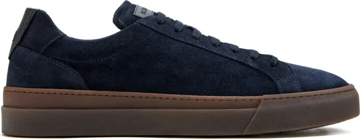 Suede Leather Low-Top Sneakers