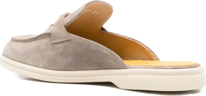 Suede-Leather Mules - Image 3