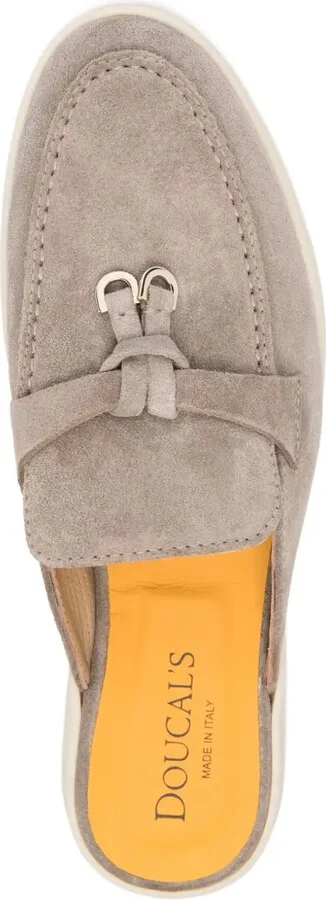 Suede-Leather Mules - Image 4