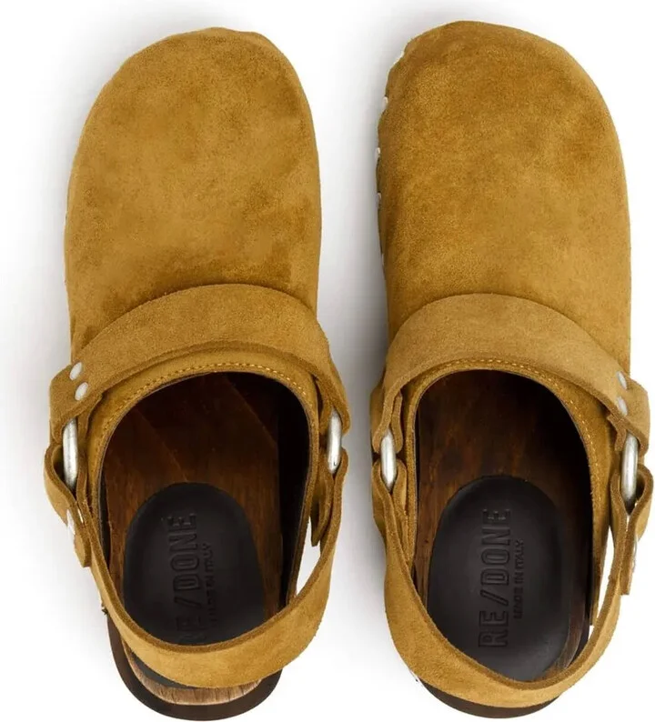 Suede-Leather Mules - Image 4