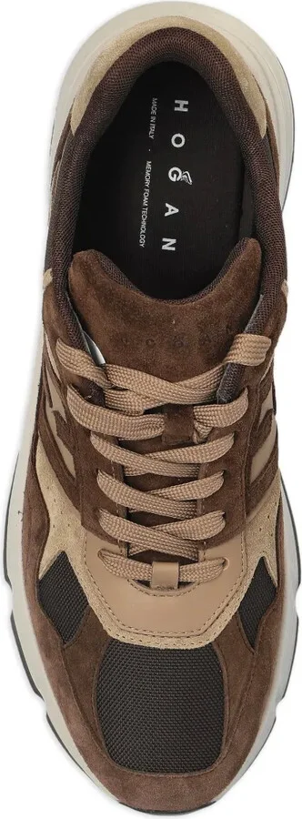 Suede-Leather Panel Sneakers - Image 4