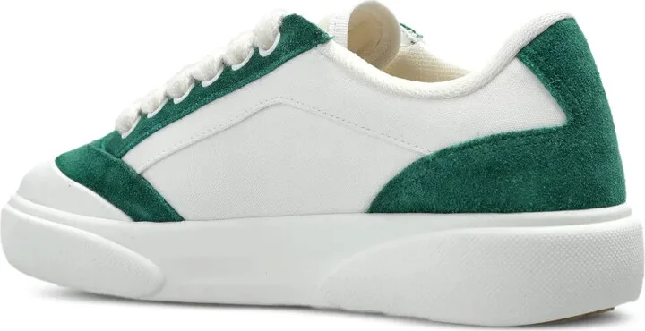 Suede Leather Panelled Sneakers - Image 5