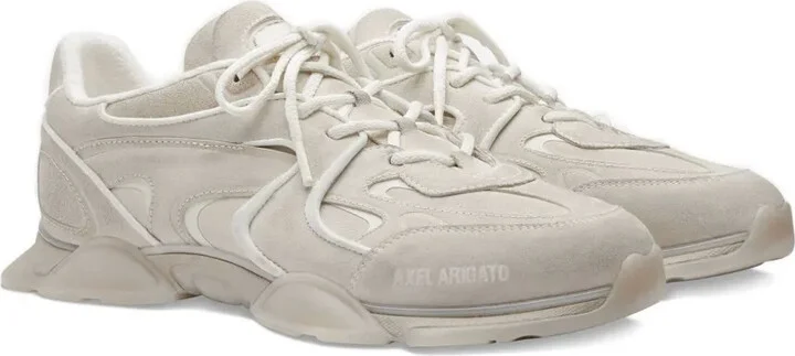 Suede Leather Panelled Sneakers - Image 2