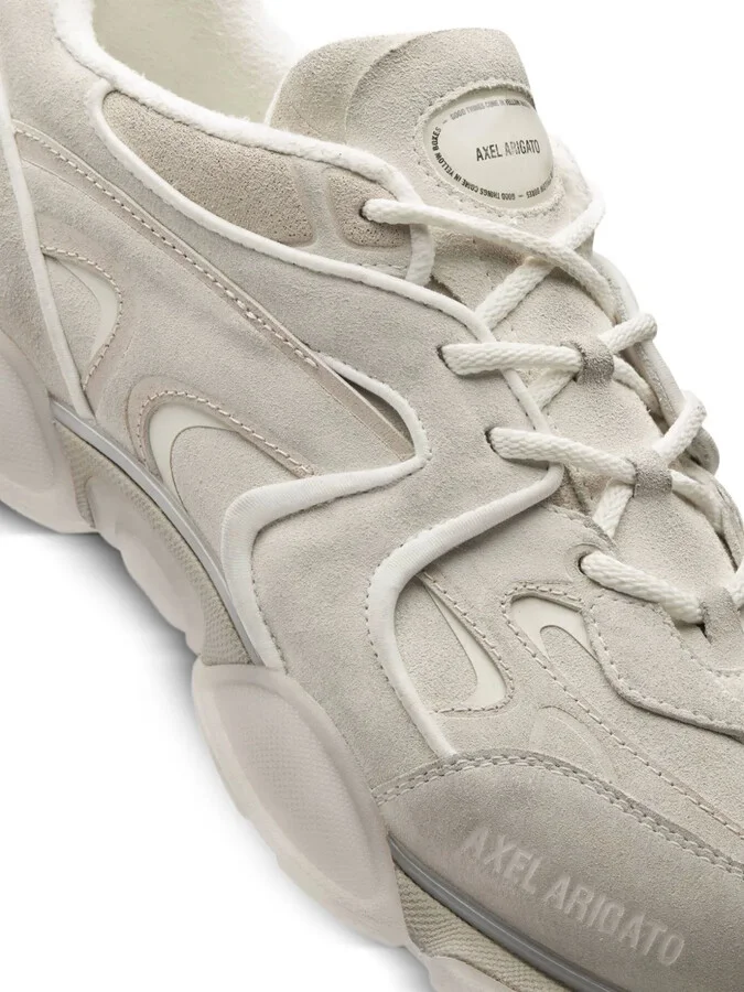 Suede Leather Panelled Sneakers - Image 4