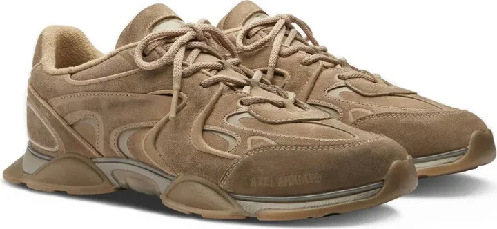 Suede Leather Panelled Sneakers - Image 2
